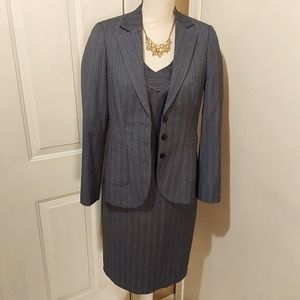 🌺 Custom Made Silk/Wool Suit - Dress & Jacket